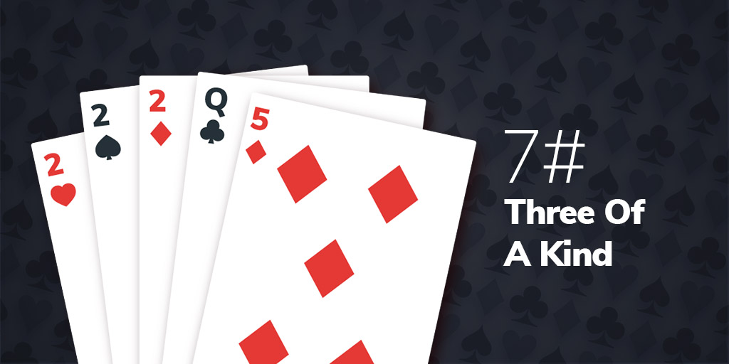 poker hand review: three of a kind poker hand - WildPoker.co